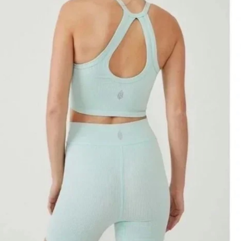 Free People Movement Free Throw Short in Turquoise Mint - Picture 4 of 4